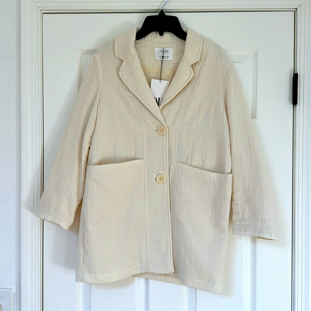 Brand New Zara Girls Coat / Cotton Trench size 11-12